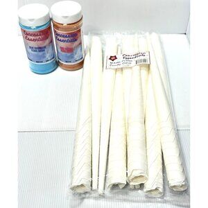 100 Cotton Candy Cones ,Blue Raspberry & Pink Vanilla Sugar Floss -Party Treats